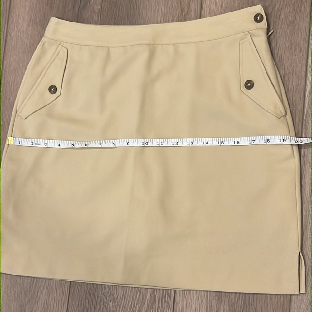 EP Pro Golf Skort in Khaki, Tan, Side Zip, Three Pocket Size 6 Athletic - Picture 7 of 15